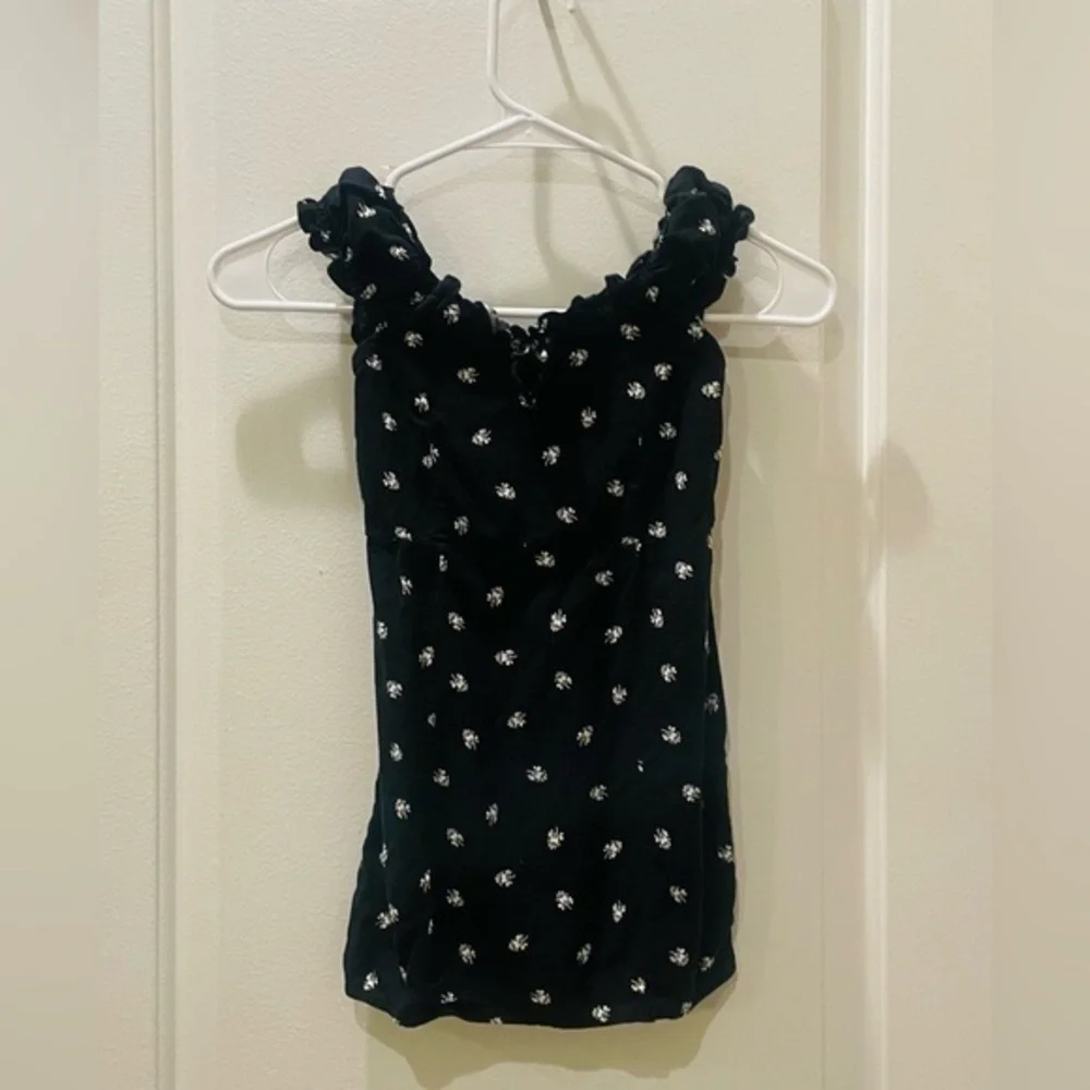 Art Class Girls Black and White Floral Dress